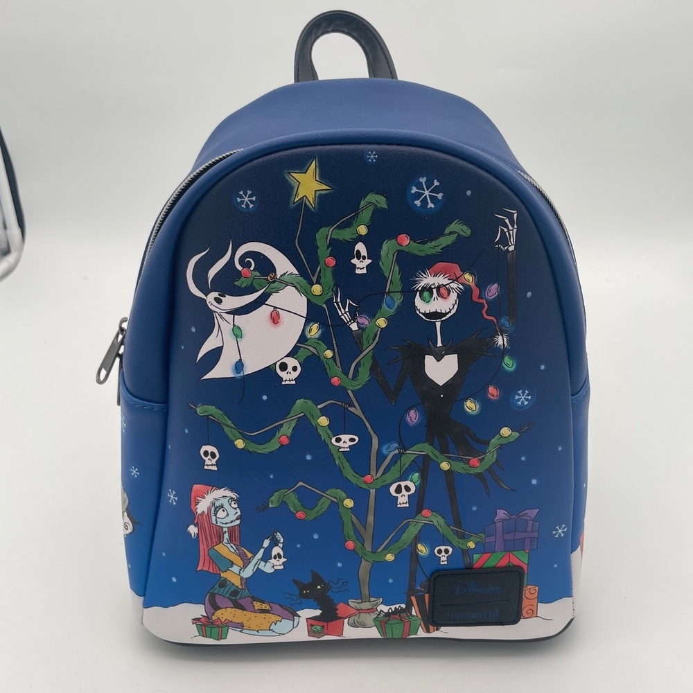 Loungefly Nightmare Before Christmas Holiday Decorating Mini Backpack NWT Purse